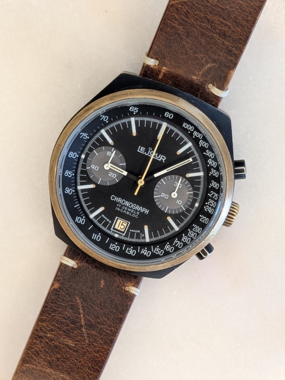 LeJour 14.26 Chronograph Valjoux 7734 Movement